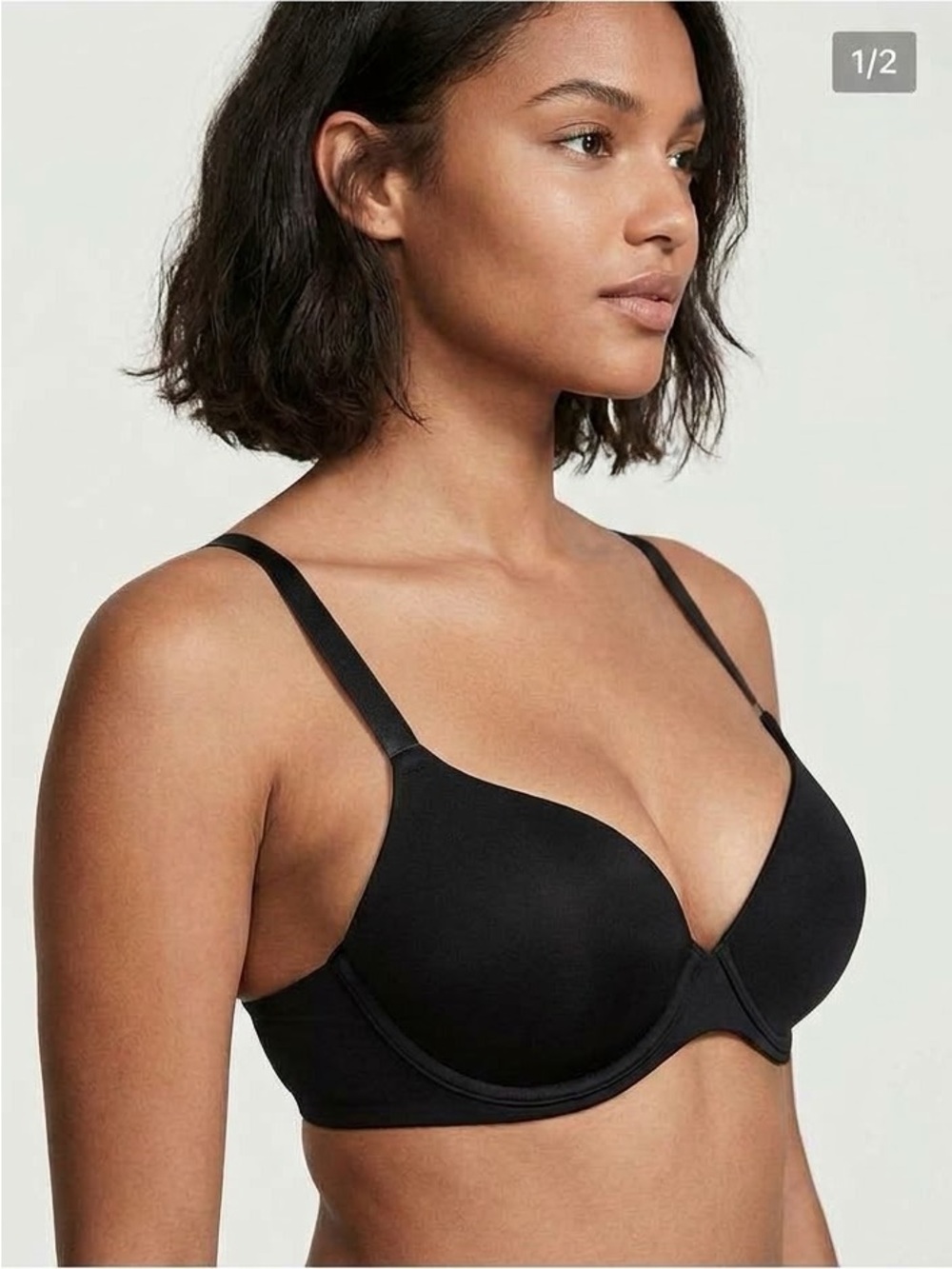 3/$60 Victoria’s Secret T-shirt bra wireless lightly lined Black Bra